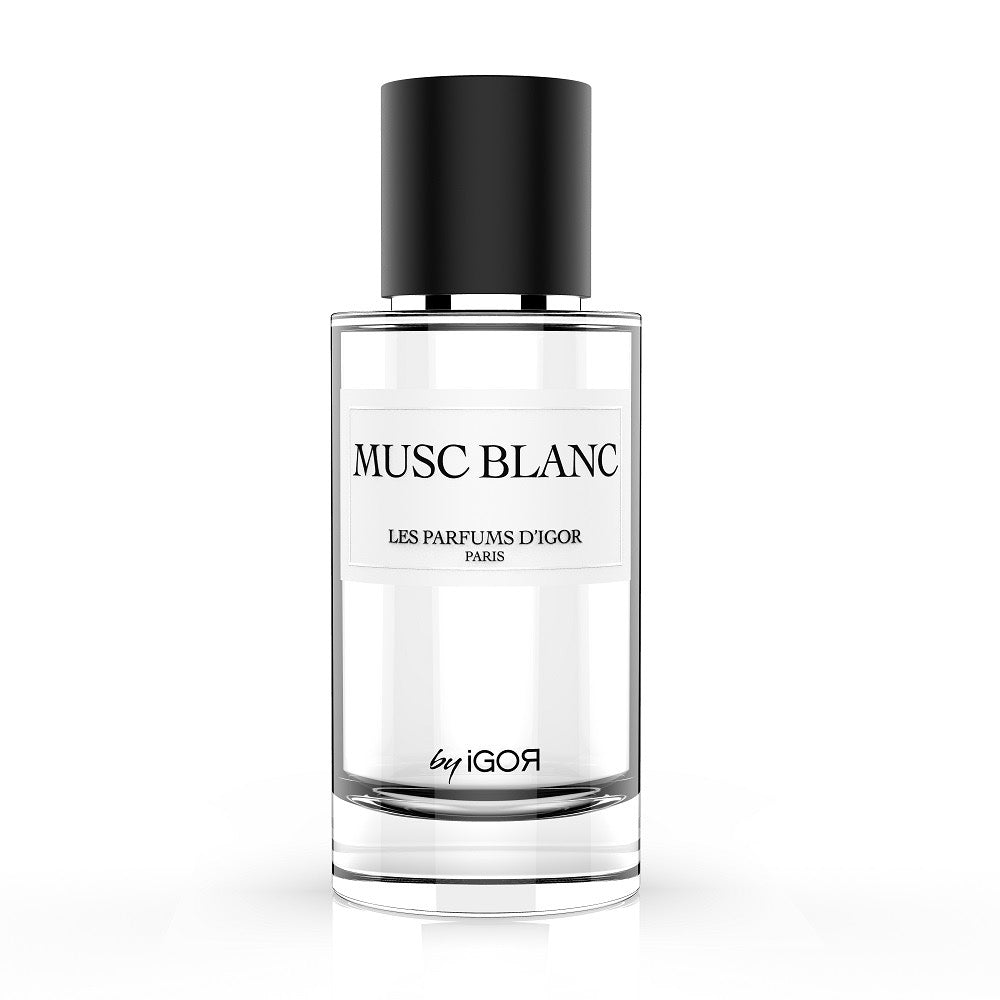 Musc Blanc Perfume by Parfums d’Igor – Elegant Oriental Perfume with Soft Musk and Clean, Powdery Notes