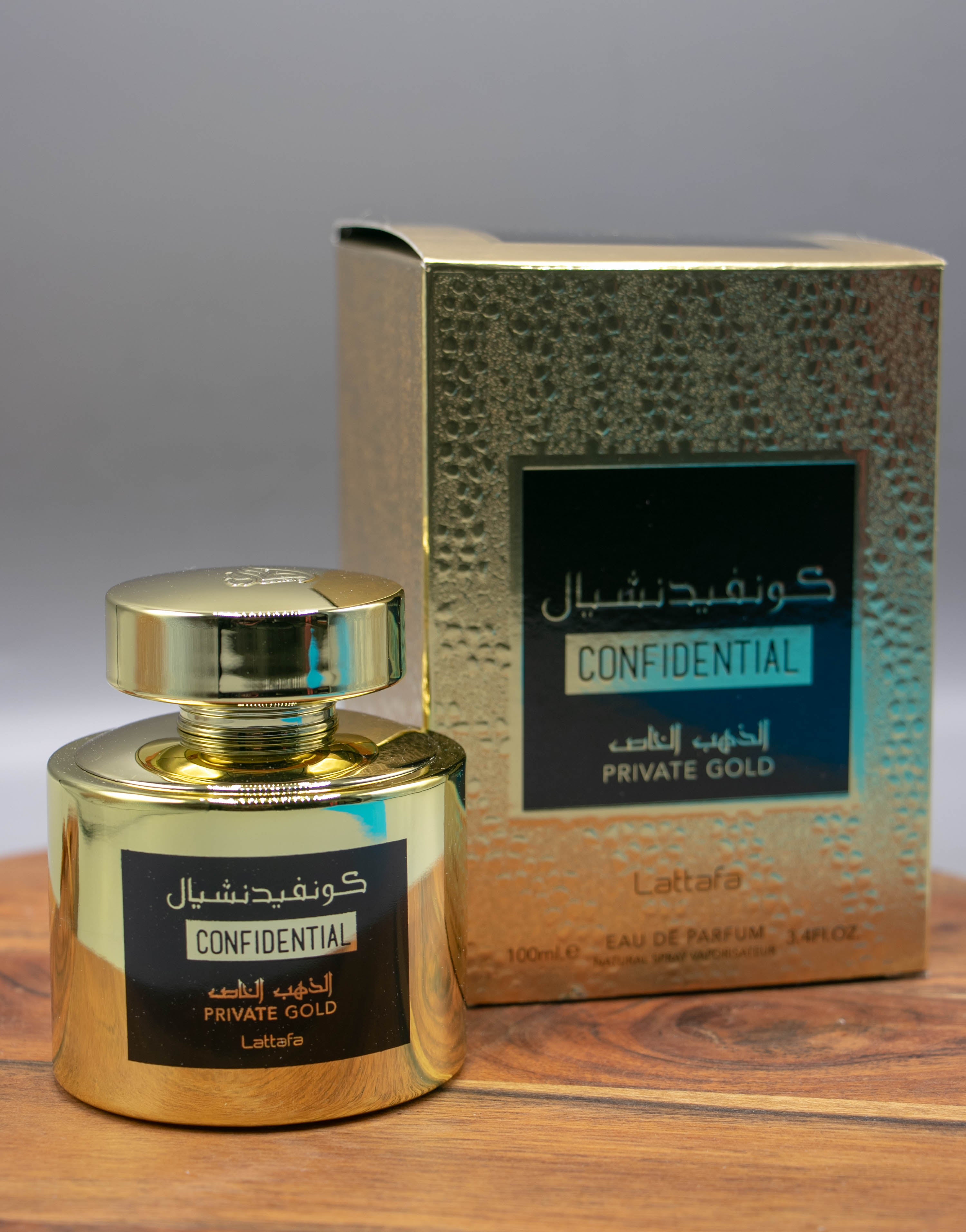 Parfum Confidential private gold (LATTAFA )