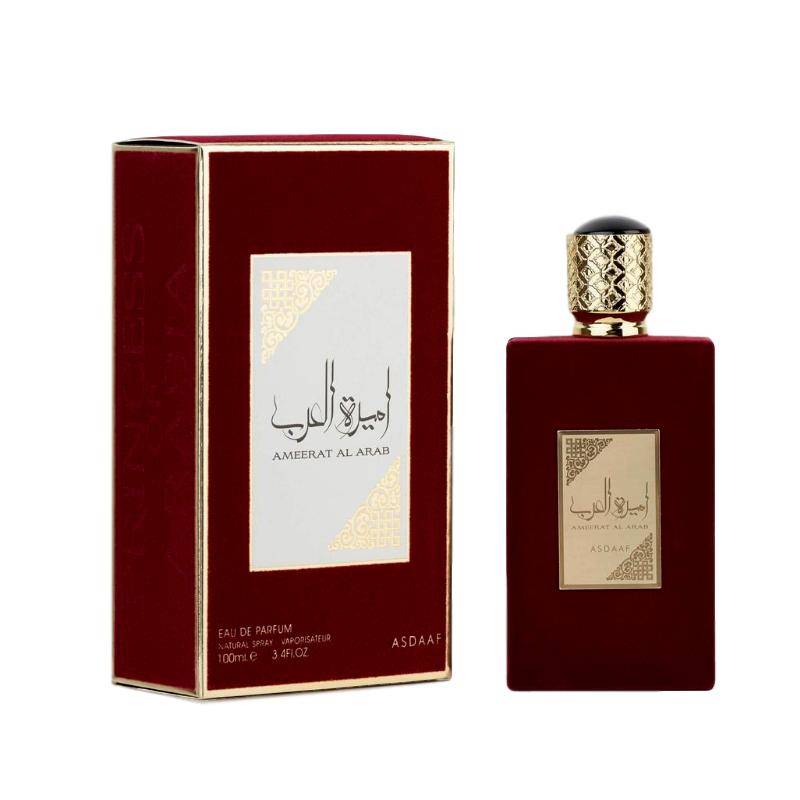 Lattafa Ameerat Al Arab Eau de Parfum 100ml . Indulge in the strong, warm aromas of this oriental fragrance perfume.