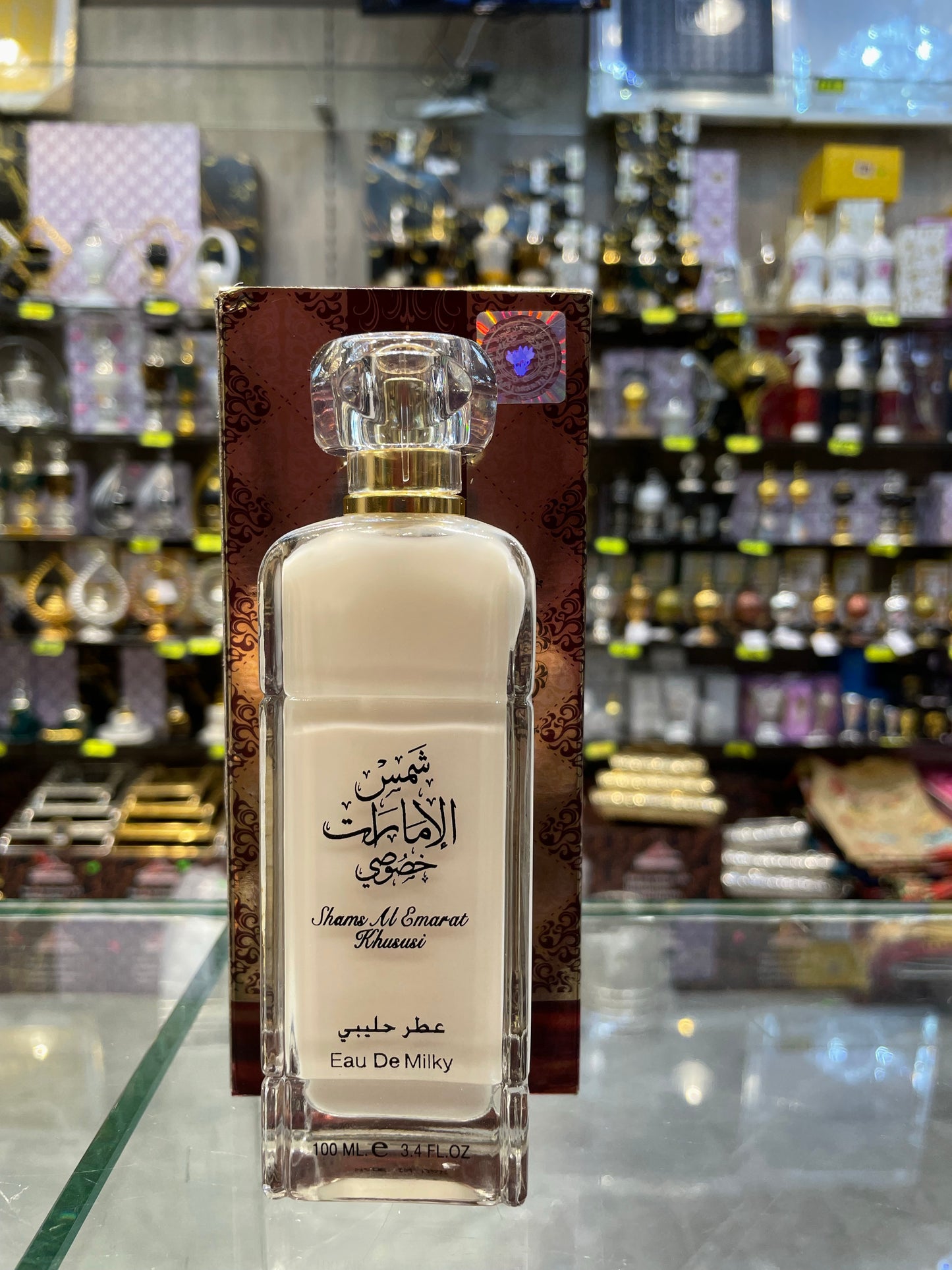 Eau de Milky Shams Al-Emarat 100ML – Elegant Oriental Perfume with Floral & Woody Notes